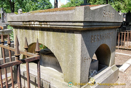 Grave of Sarah Bernhardt